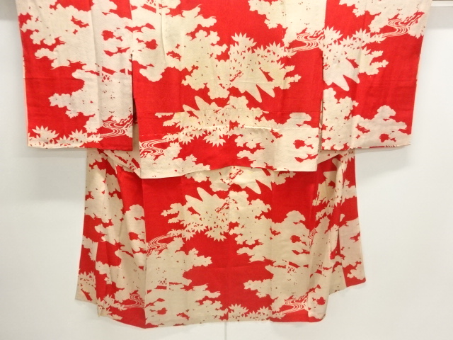 Japanese Kimono / Chirimen Kinsha Silk